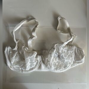 LOU PARIS Bra Lace Ivory white 32E